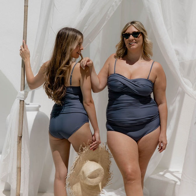 Jen Tankini Top - Metal - 3 IN STOCK