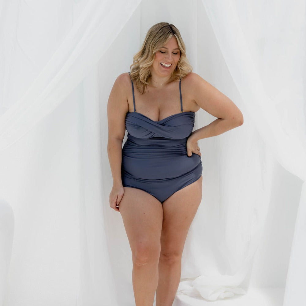 Jen Tankini Top - Metal - 3 IN STOCK