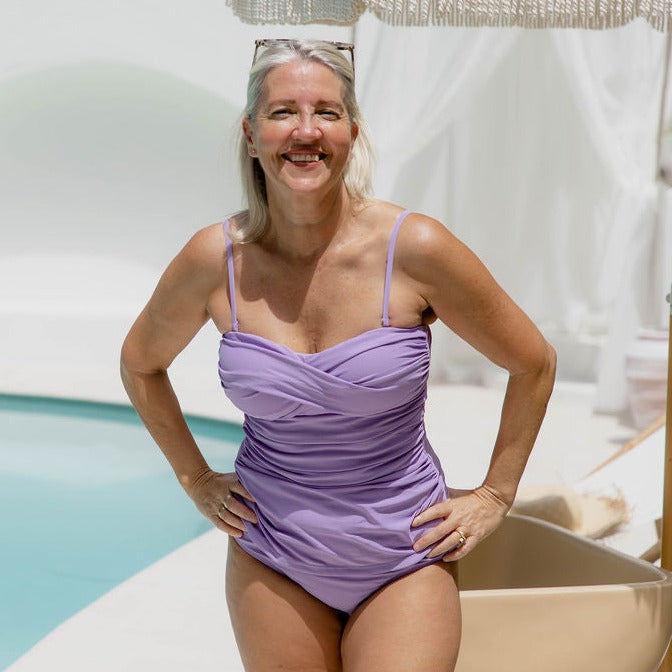 Jen Tankini Top - Amethyst