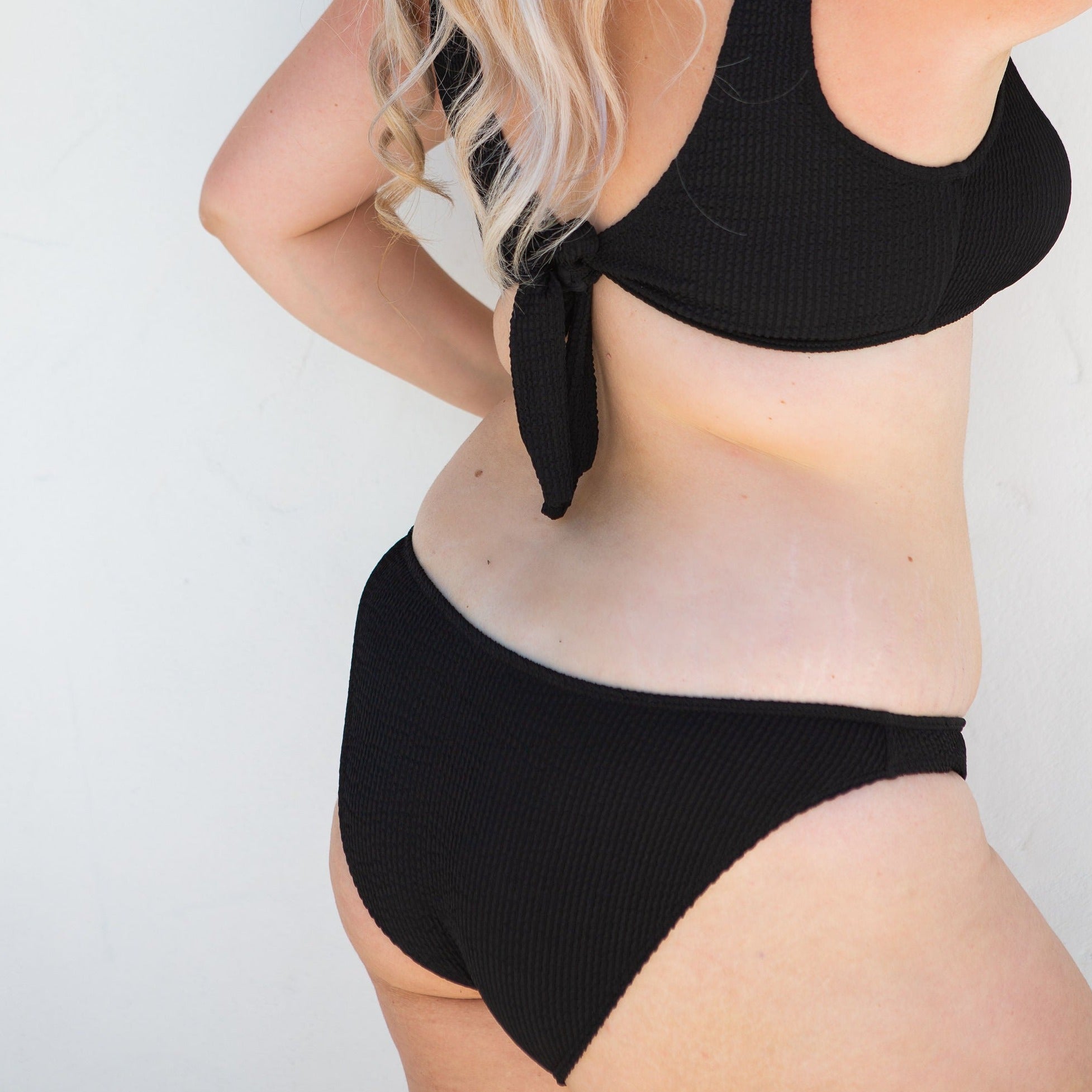 Emma Bikini Bottom (Black) - 3 IN STOCK