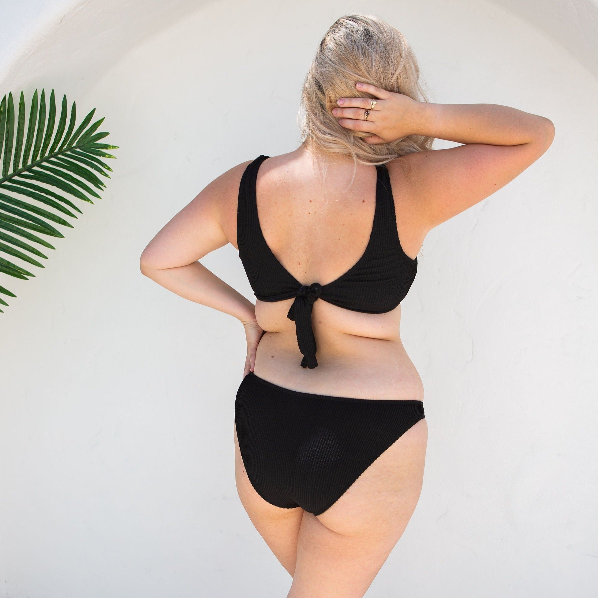 Emma Bikini Bottom (Black) - 3 IN STOCK