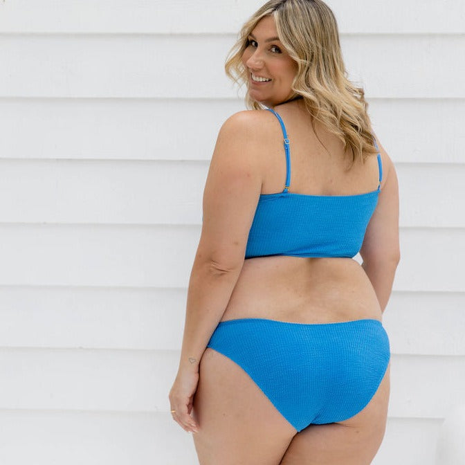 Tori Bikini Bottom - Azure Blue