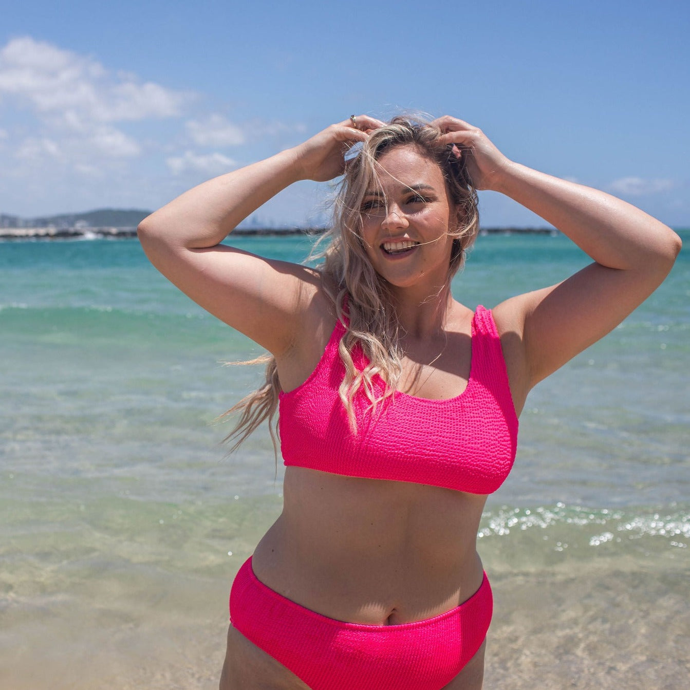 Karolina Bikini Top (Pink)