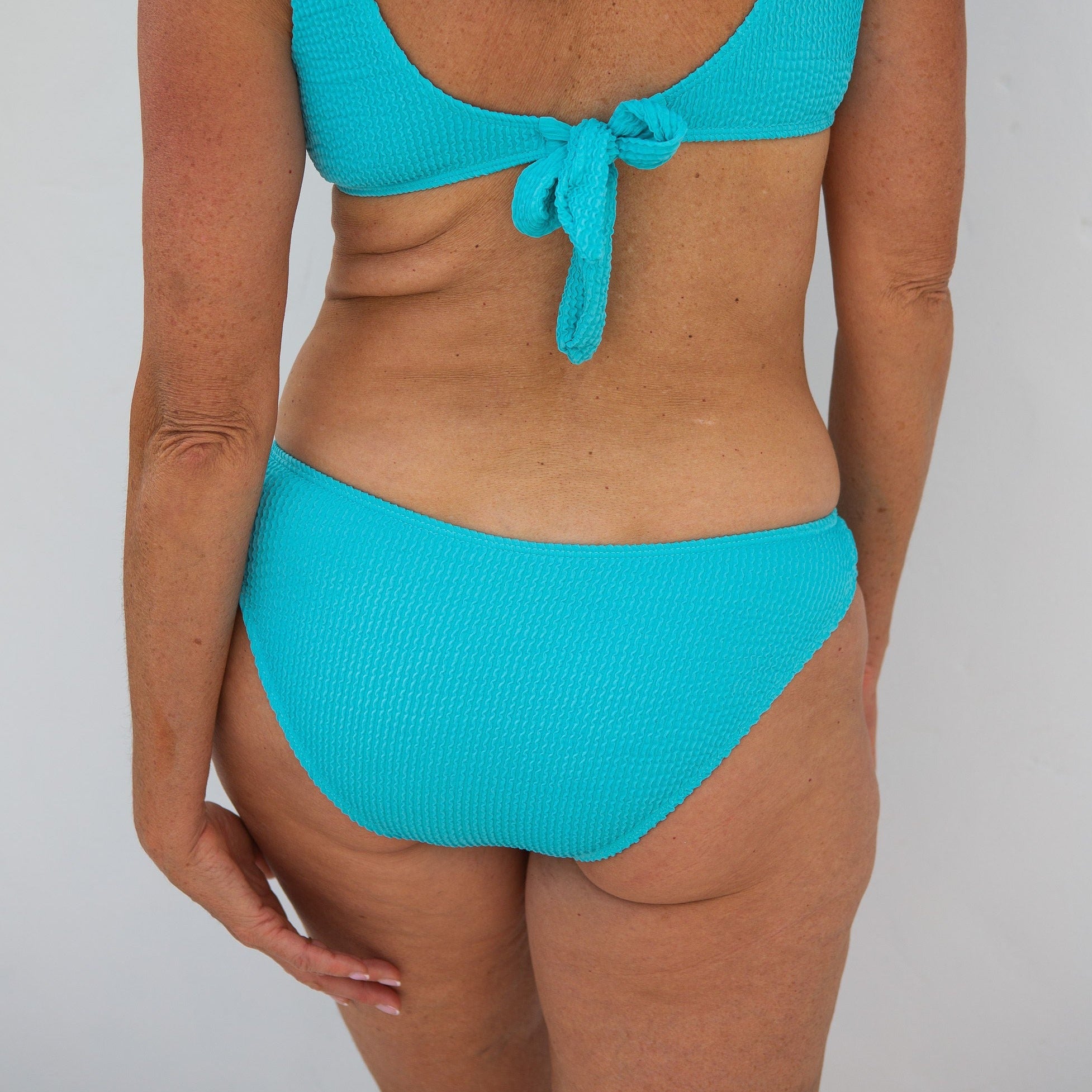 Emma Bikini Bottom (Aqua Blue)